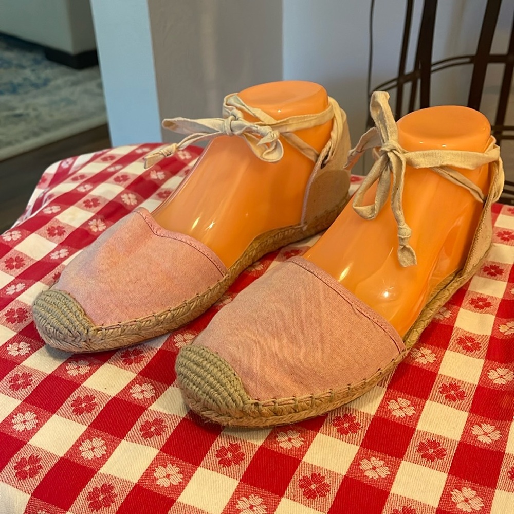 Loft Espadrilles Pink 7.5 Excellent Used Condition